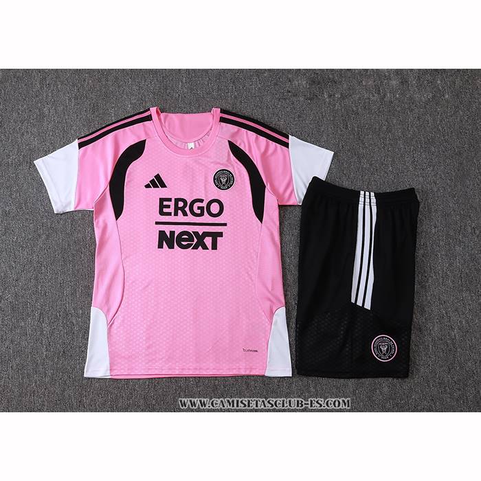 Chandal del Inter Miami 26-27 Manga Corta Rosa - Pantalon Corto